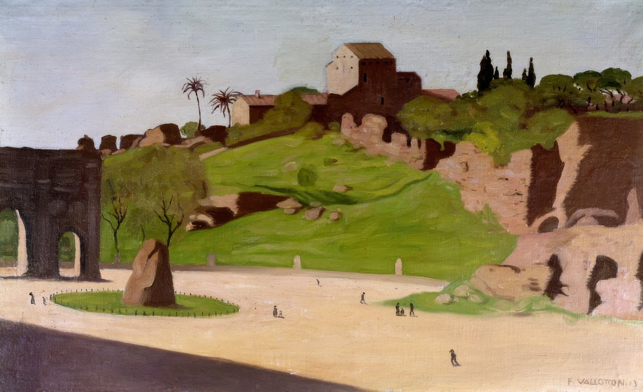 Forum Romanum tekijältä Félix Vallotton