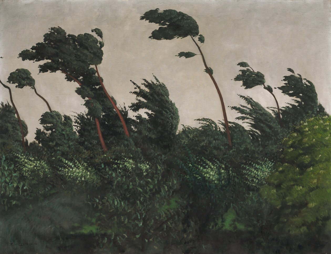 Tuuli, 1910. tekijältä Félix Vallotton