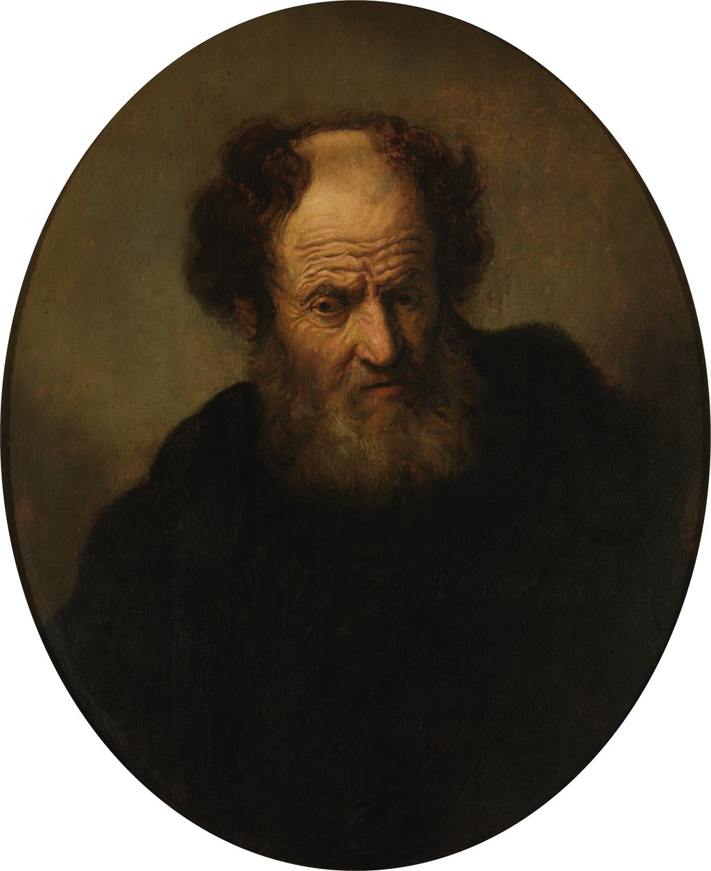 Vanha mies tekijältä Follower of Rembrandt