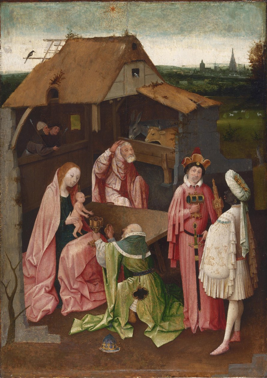 Maagien palvonta tekijältä Follower of Hieronymus Bosch