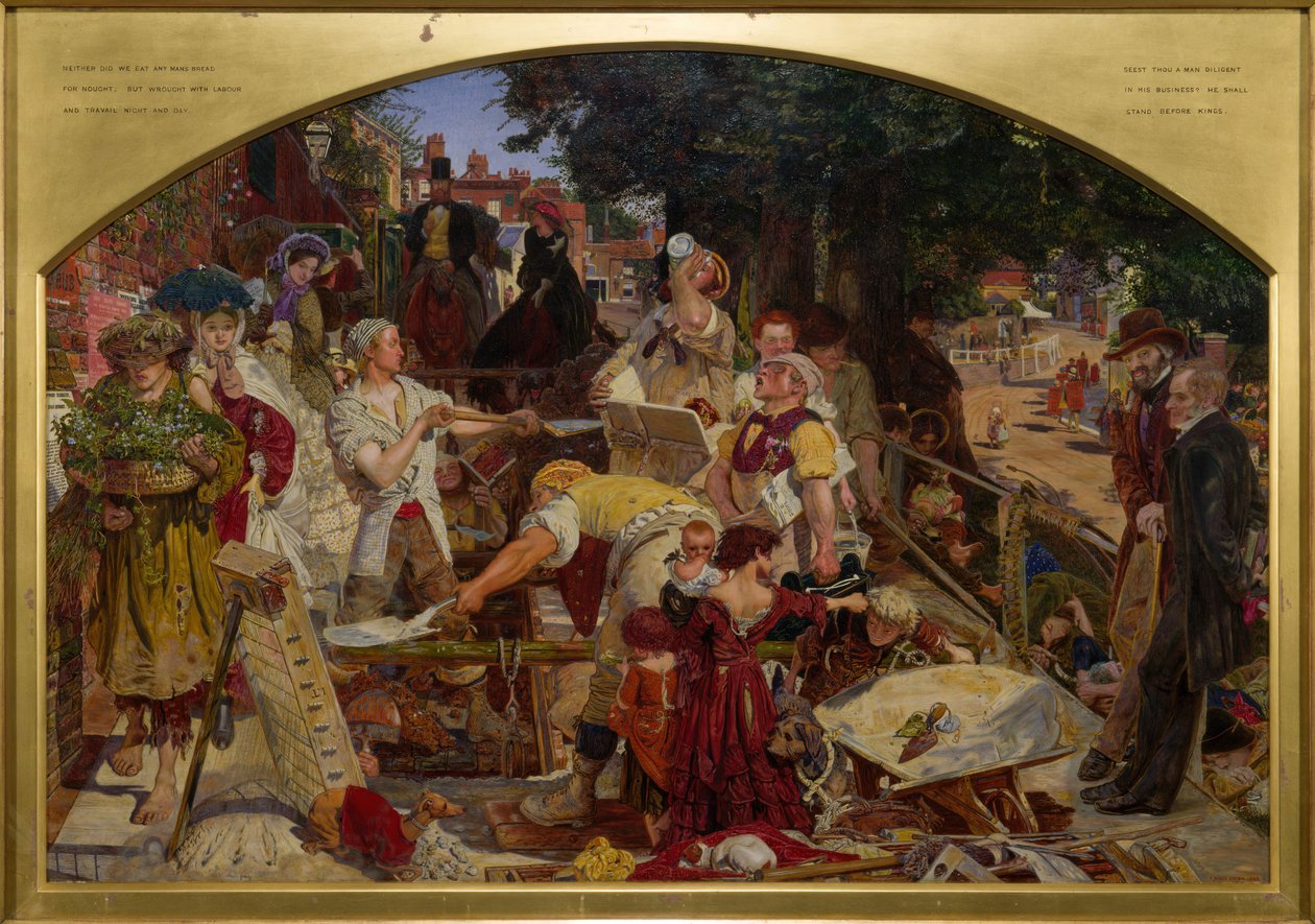 Työ, 1863. tekijältä Ford Madox Brown