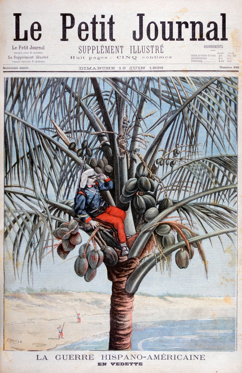 Espanjan näköalapaikka, Espanjan ja Amerikan sota, 1898 tekijältä Fortuné Méaulle