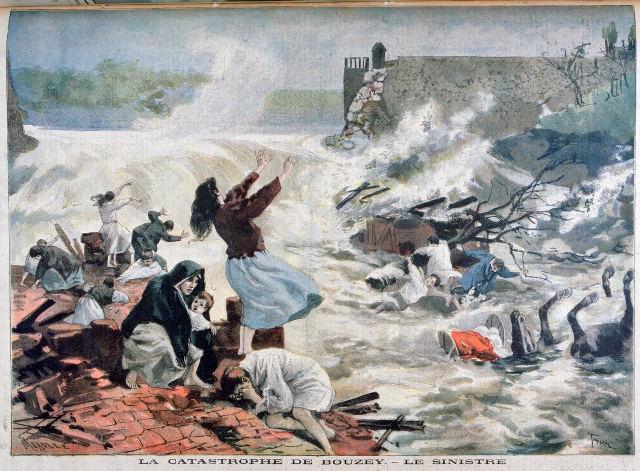 Bouzeyn katastrofi, 1895 tekijältä Fortuné Méaulle