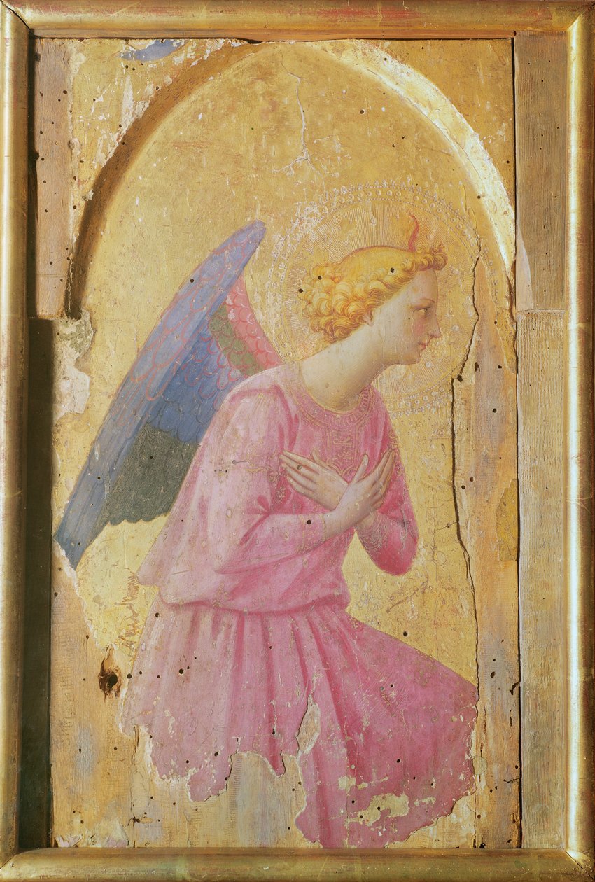 Enkeli palvonnassa, n.1430-1440 tekijältä Fra Angelico