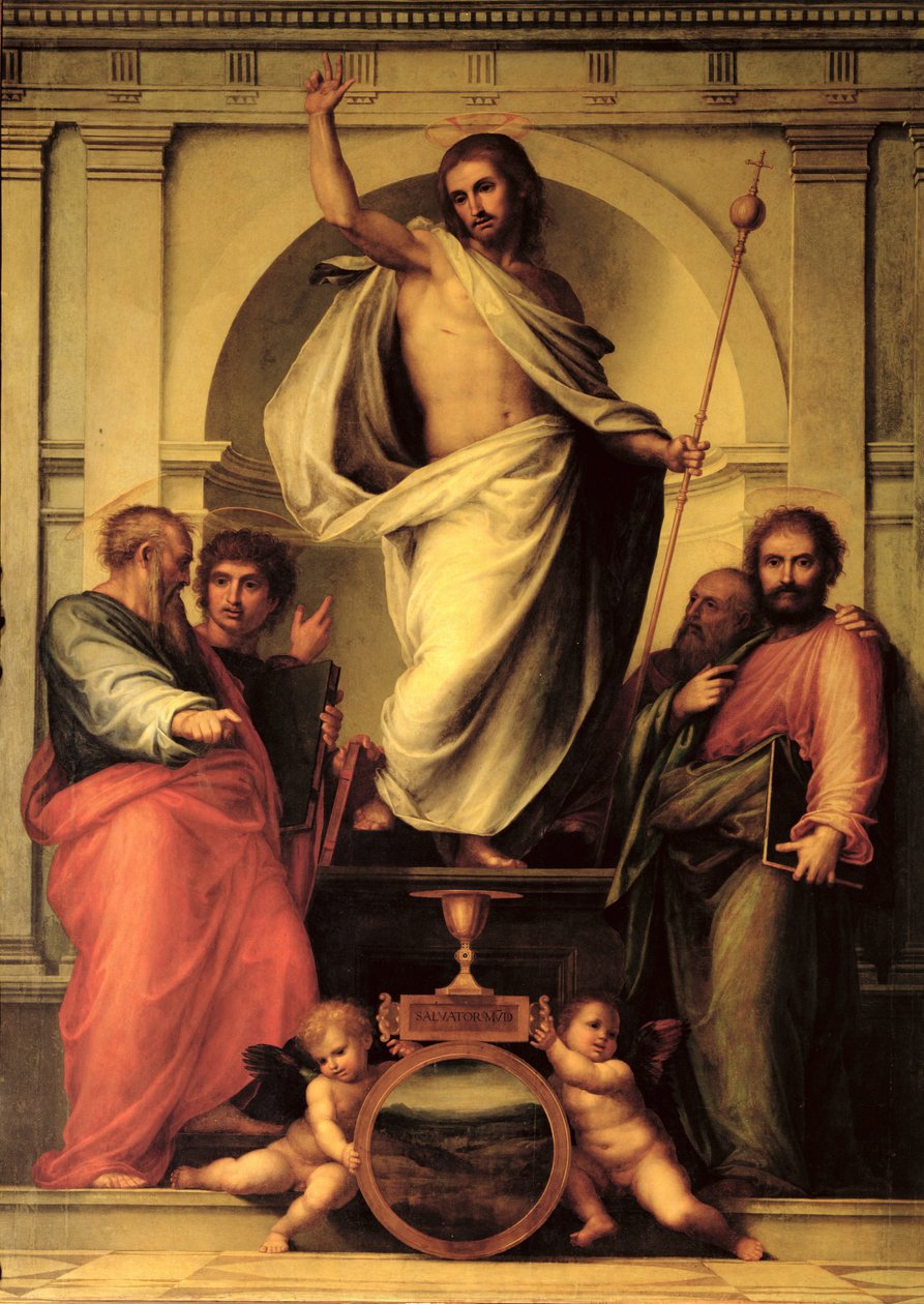 Kristuksen ylösnousemus (alttaritaulu) tekijältä Fra Bartolommeo