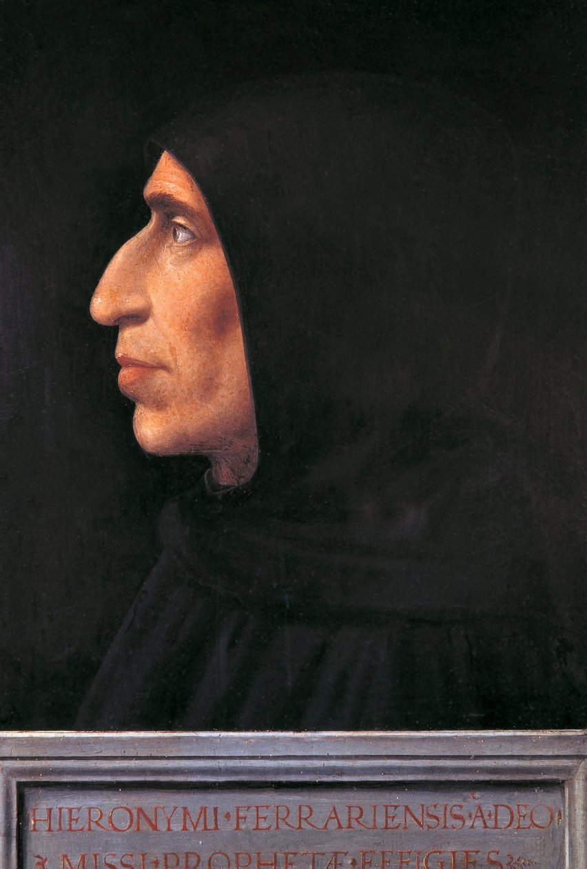 Girolamo Savonarolan muotokuva (Ferrara) tekijältä Fra (1472 1517) Bartolomeo