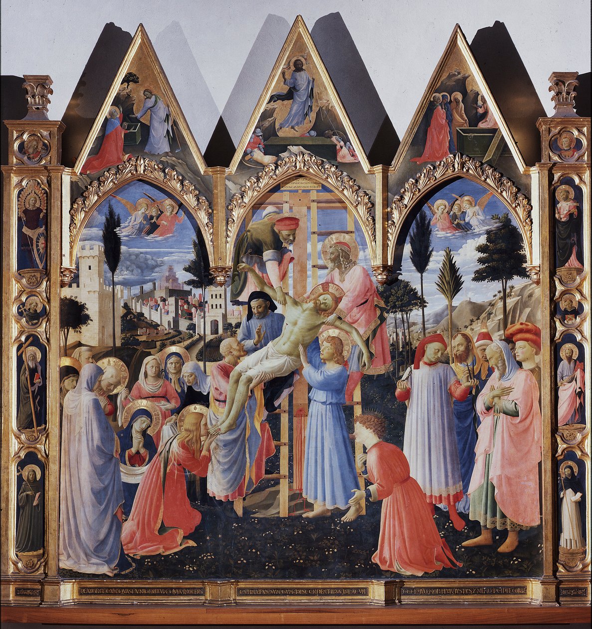 Kristuksen laskeutuminen tekijältä Fra  Angelico
