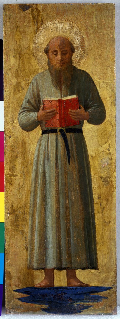 A Saint, v.1435-40 (tempera poppelipuulla) tekijältä Fra Angelico