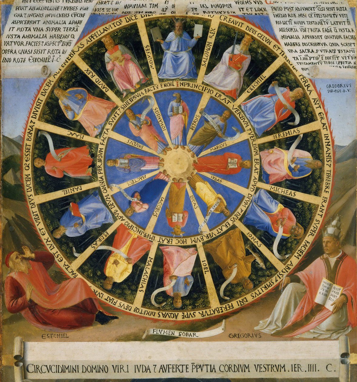 Hesekielin näky tekijältä Fra Angelico
