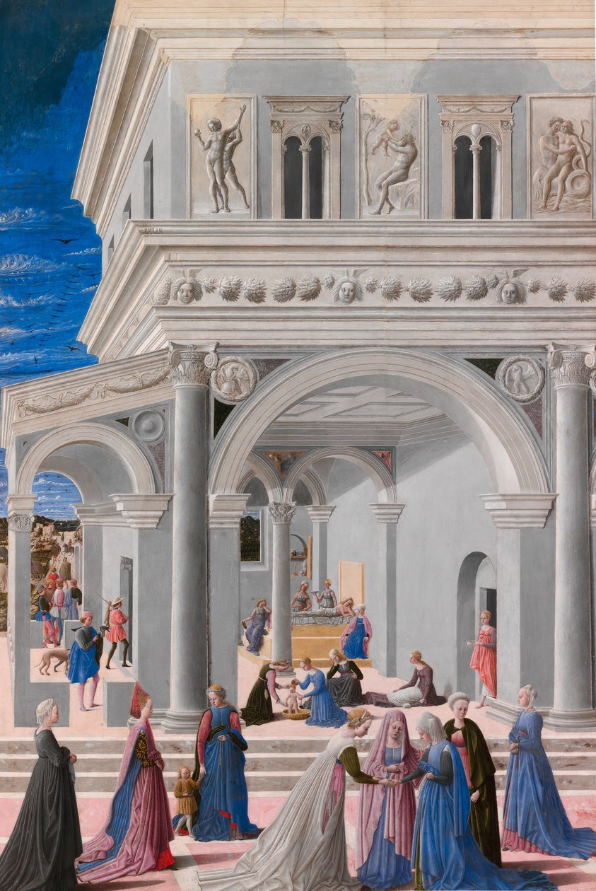 Neitsyen syntymä, 1467. tekijältä Fra Carnevale