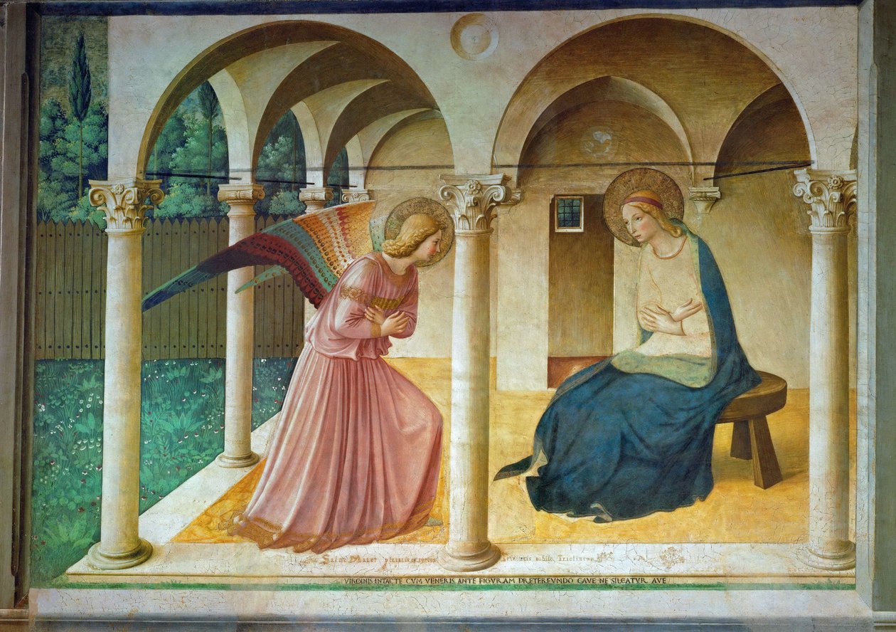 Ilmoitus. tekijältä Fra Giovanni Angelico da Fiesole