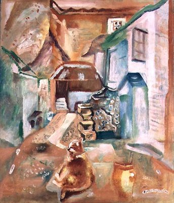 Purbeckin piha, aamu tekijältä Frances Hodgkins