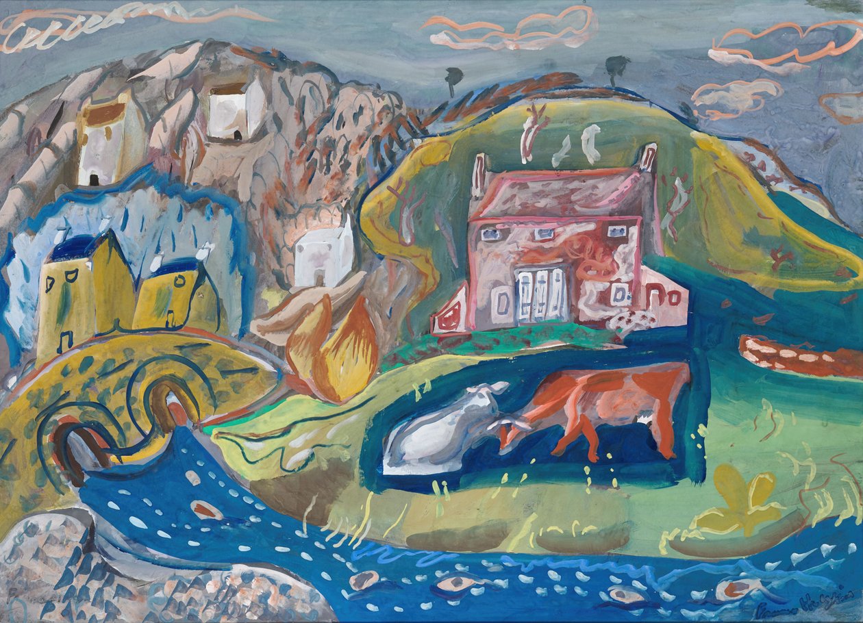Solva, kalastajakylä Pembrokeshiressa tekijältä Frances Hodgkins