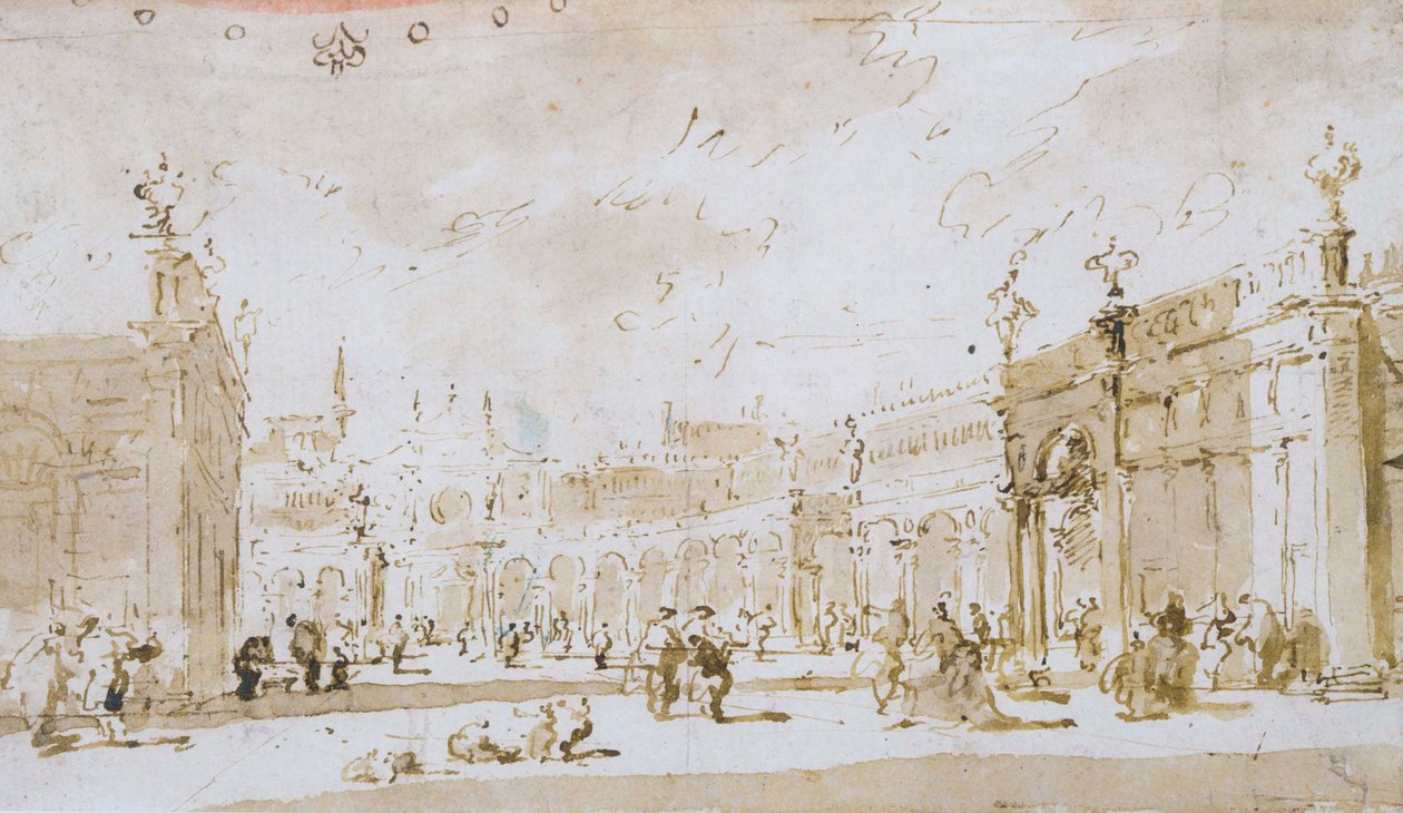Pyhän Markuksen aukio tekijältä Francesco Guardi