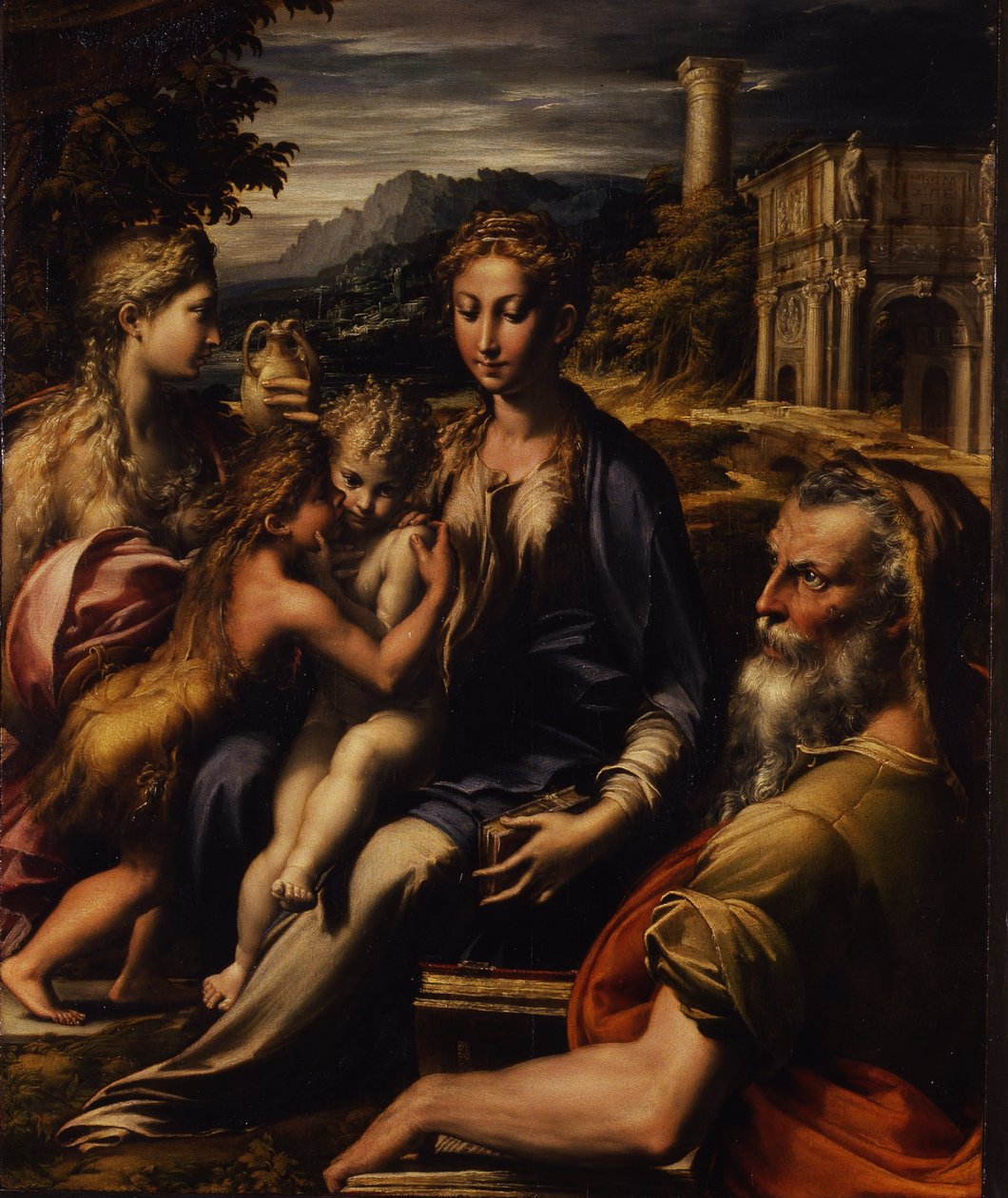 Madonna ja lapsi enkelien kanssa, joka tunnetaan nimellä pitkäkaulainen Madonna tekijältä Parmigianino