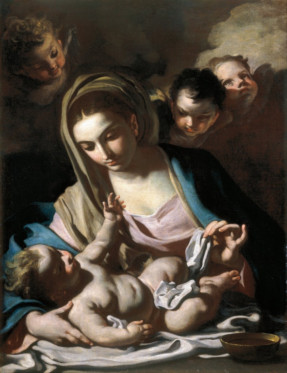 Madonna ja lapsi tekijältä Francesco Solimena
