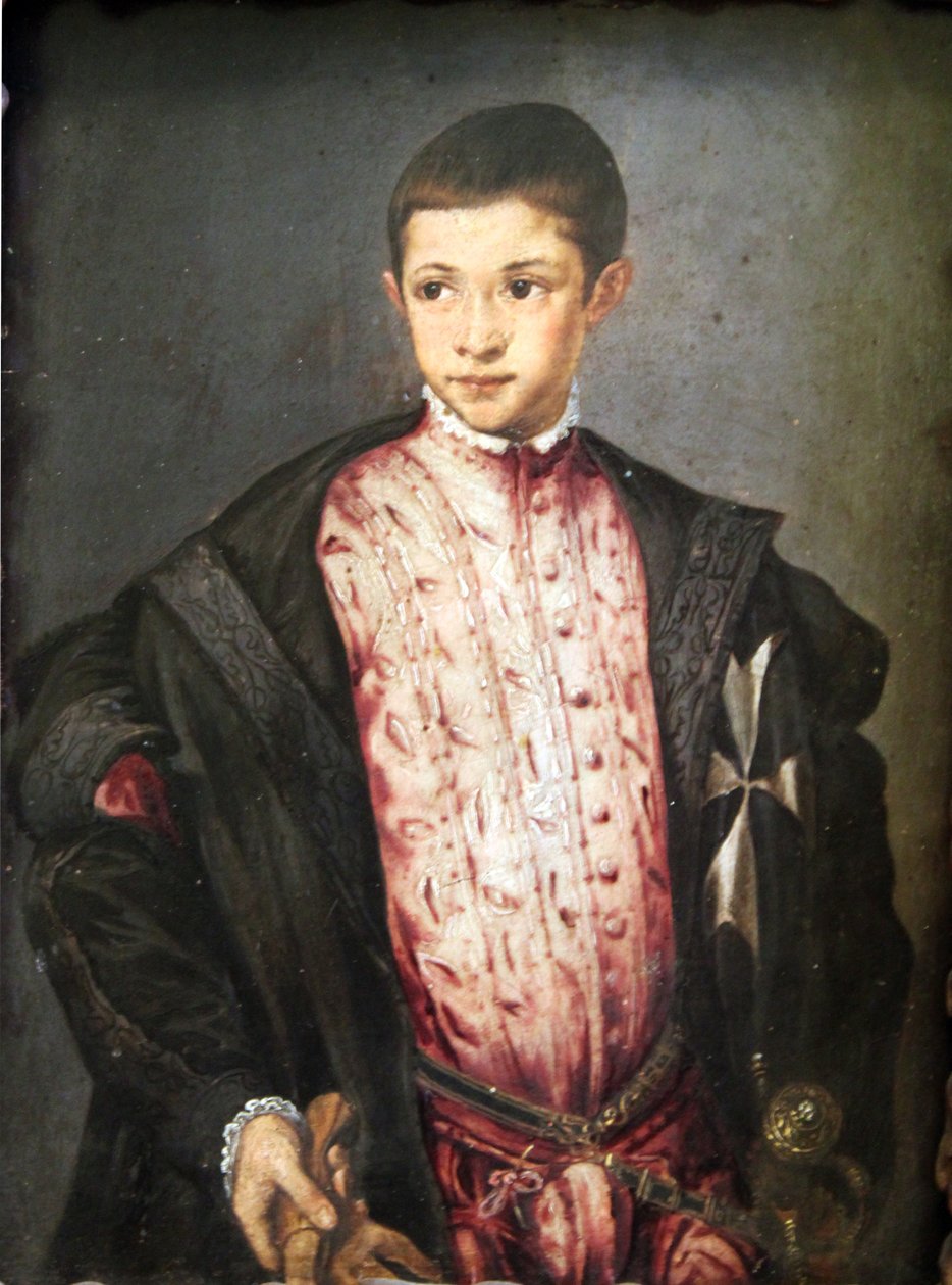 Ranuccio Farnesen muotokuva (1530-1565) tekijältä Francesco de Rossi
