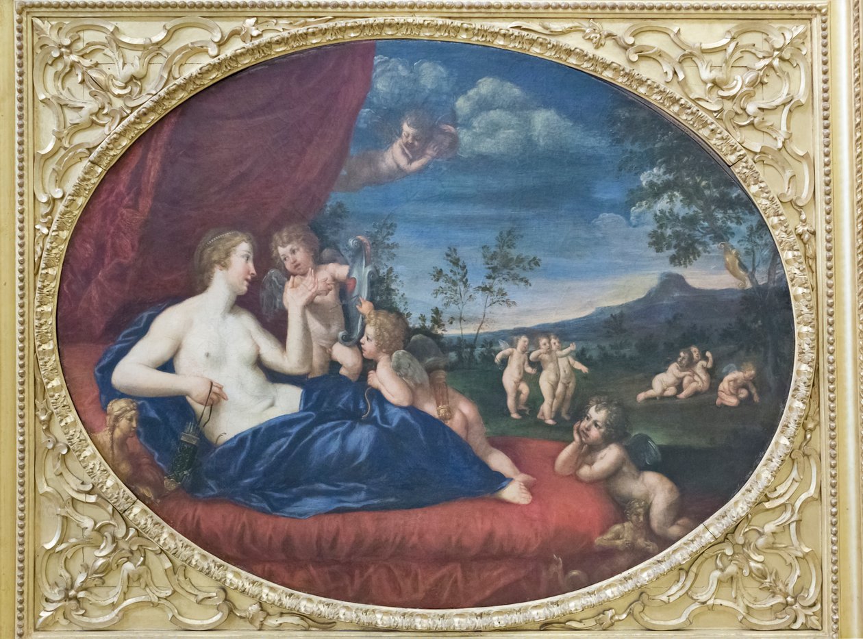 Venus ja Cupids tekijältä Francesco Albani