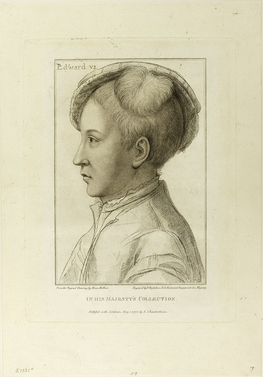 Edward VI tekijältä Francesco Bartolozzi