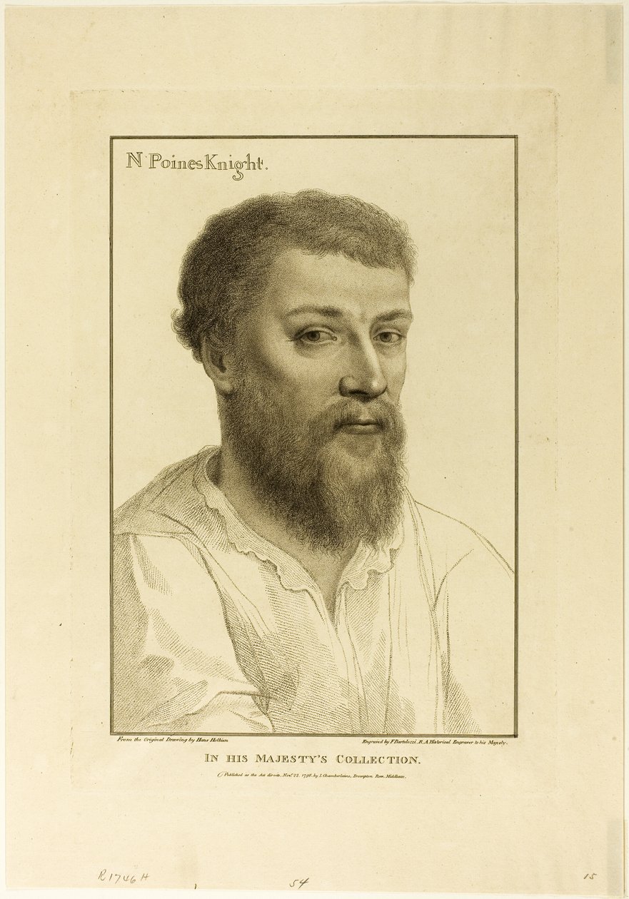 Sir Nicholas Poines tekijältä Francesco Bartolozzi