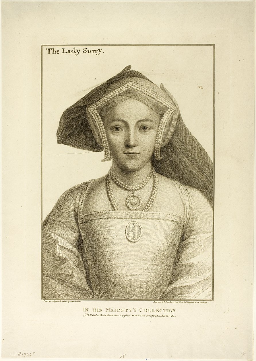 Lady Surrey tekijältä Francesco Bartolozzi