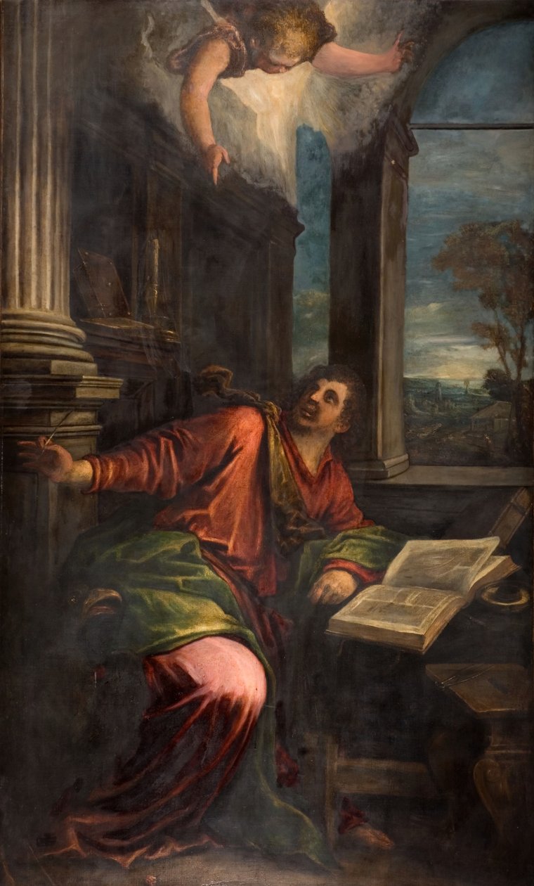 Pyhä Johannes jumalallinen, 1592. tekijältä Francesco Bassano the Younger
