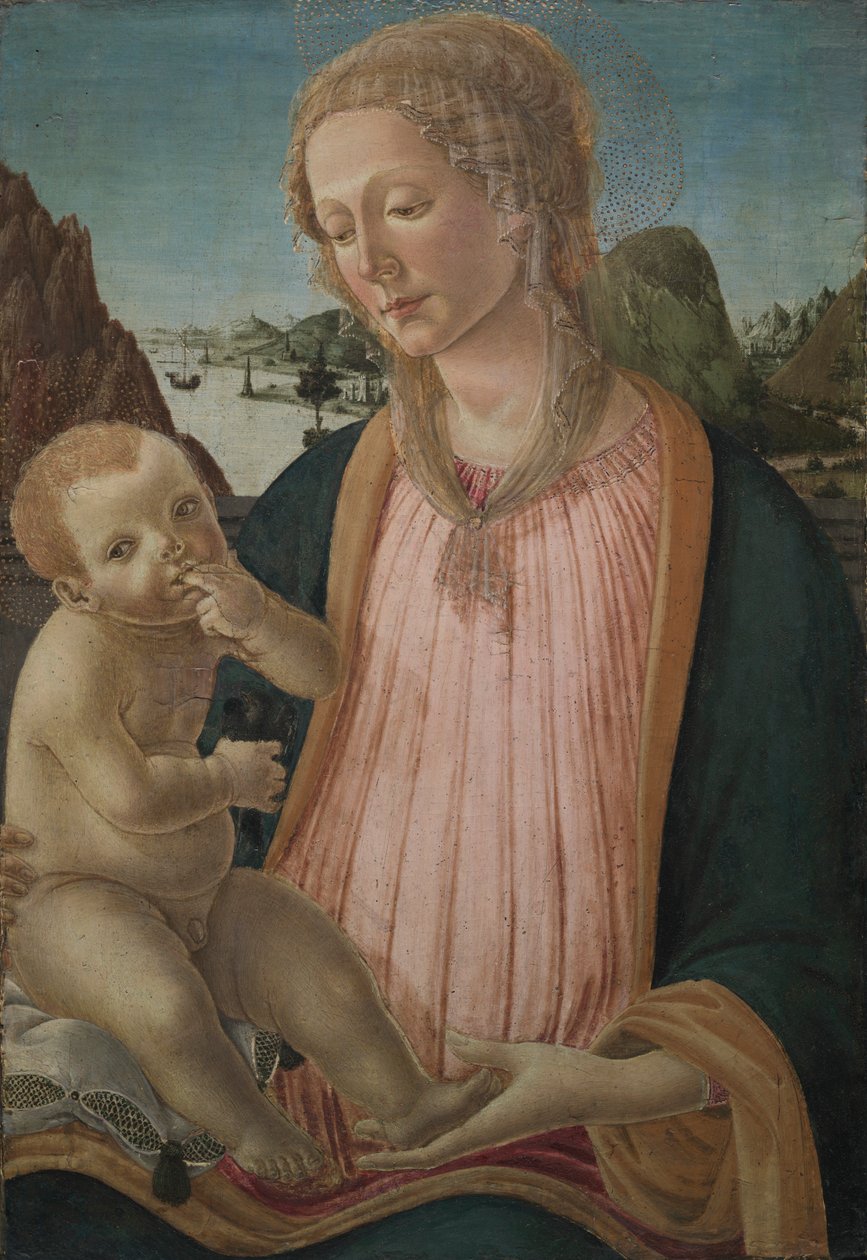 Madonna ja lapsi, n. 1475-1480. tekijältä Francesco Botticini