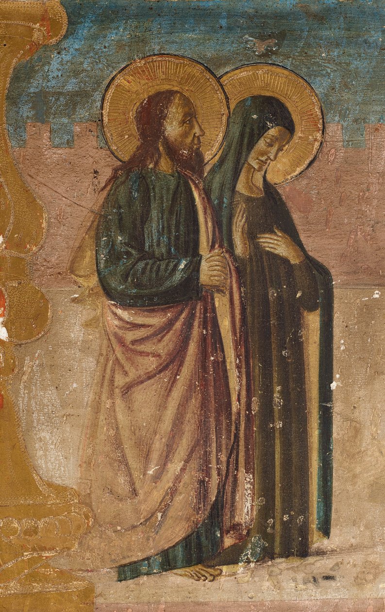 Pyhät Anna ja Joakim tekijältä Francesco Botticini