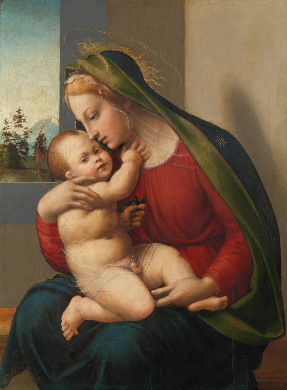 Madonna ja lapsi, n. 1520. tekijältä Francesco Granacci