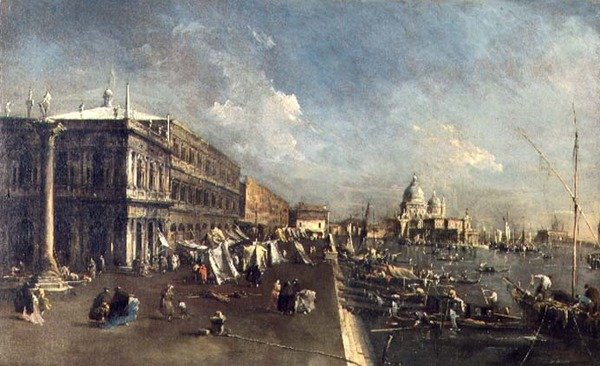 Molo, Venetsia tekijältä Francesco Guardi
