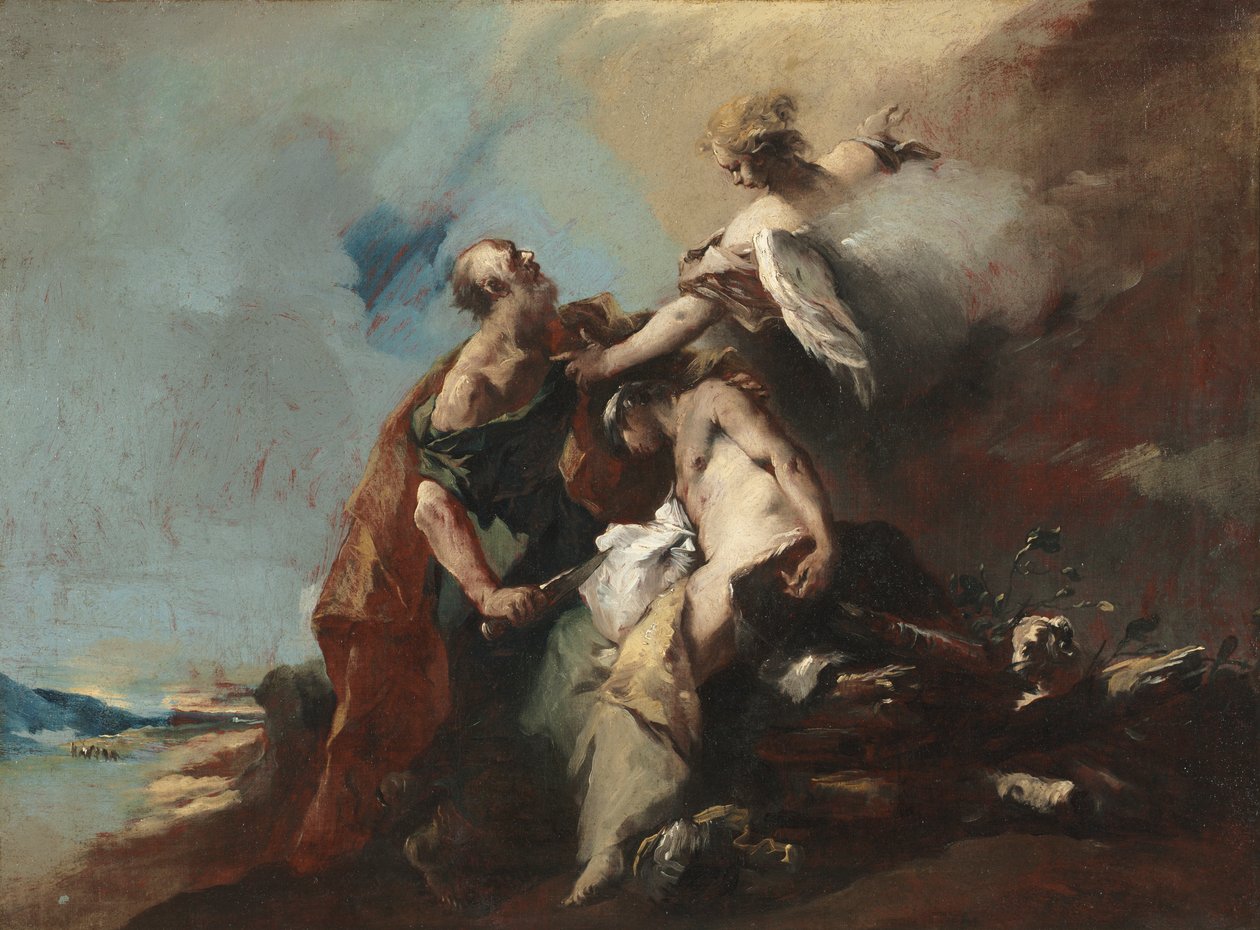 Iisakin uhri tekijältä Francesco Guardi