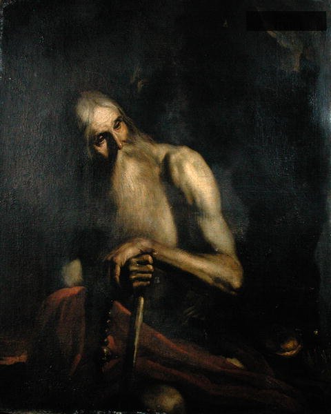 St. Jerome (öljy kankaalle) tekijältä Francesco Guarino