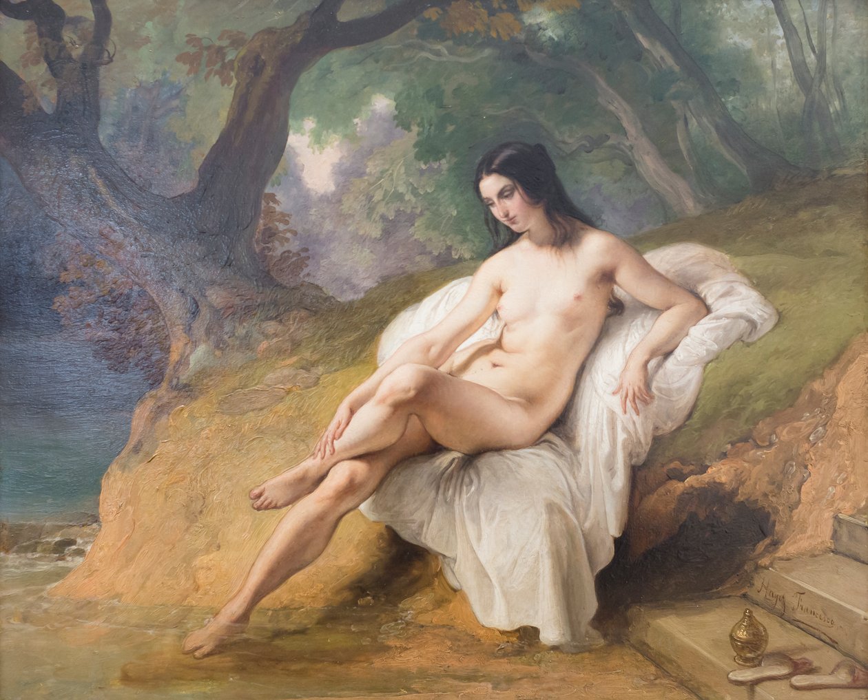 Uimari tekijältä Francesco Hayez