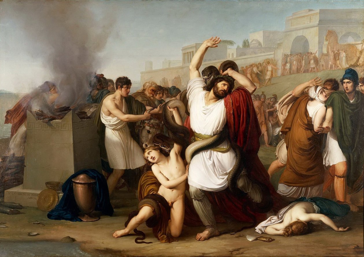 Laocoon, 1812. tekijältä Francesco Hayez