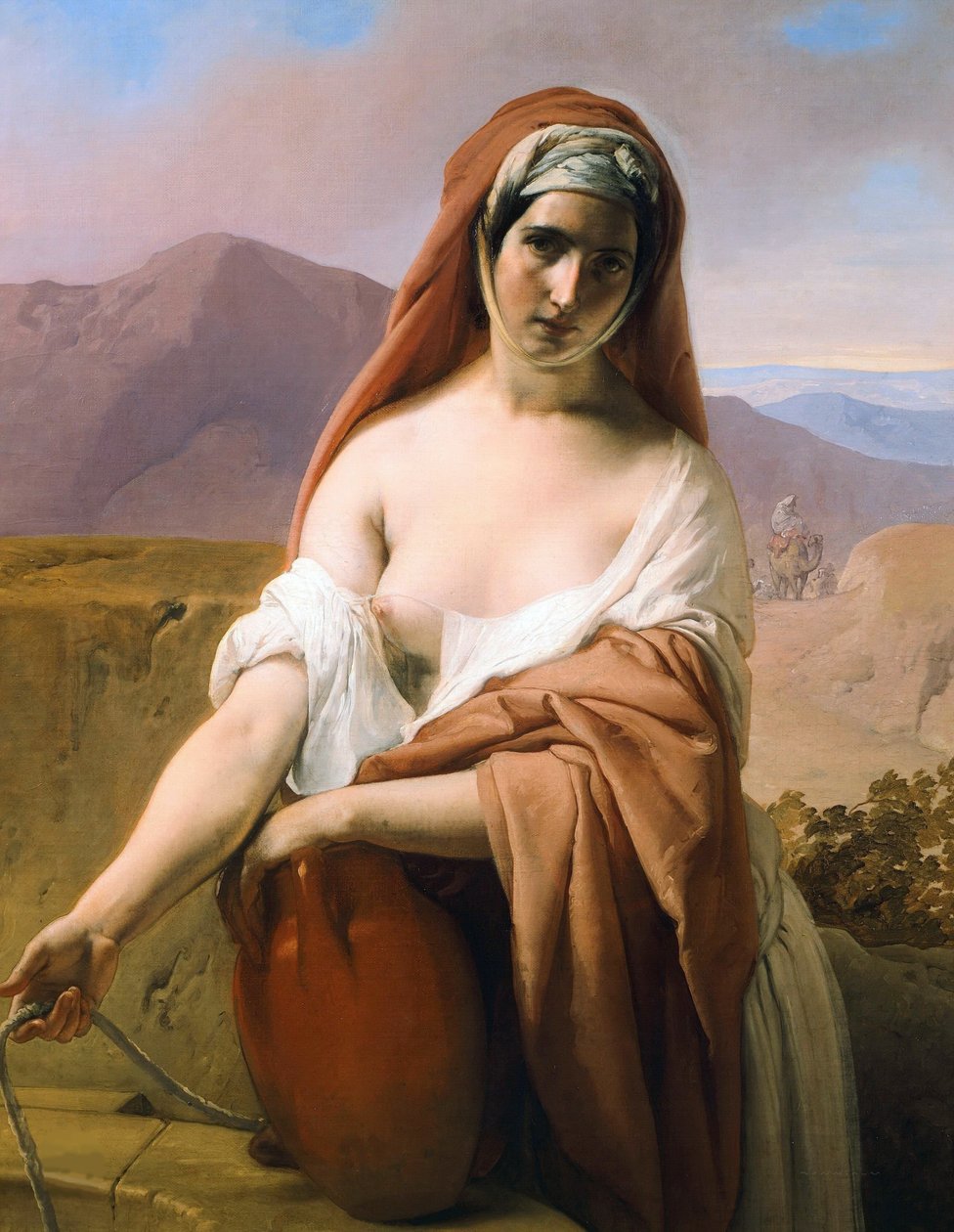 Rebecca kaivolla, 1848. tekijältä Francesco Hayez