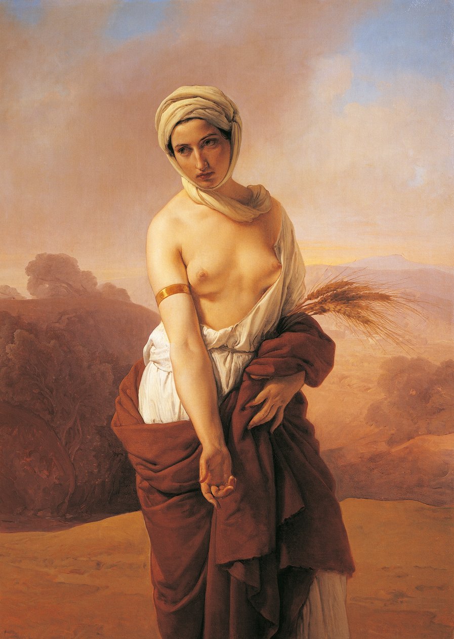 Ruth, kirjoittanut Francesco Hayez tekijältä Francesco Hayez