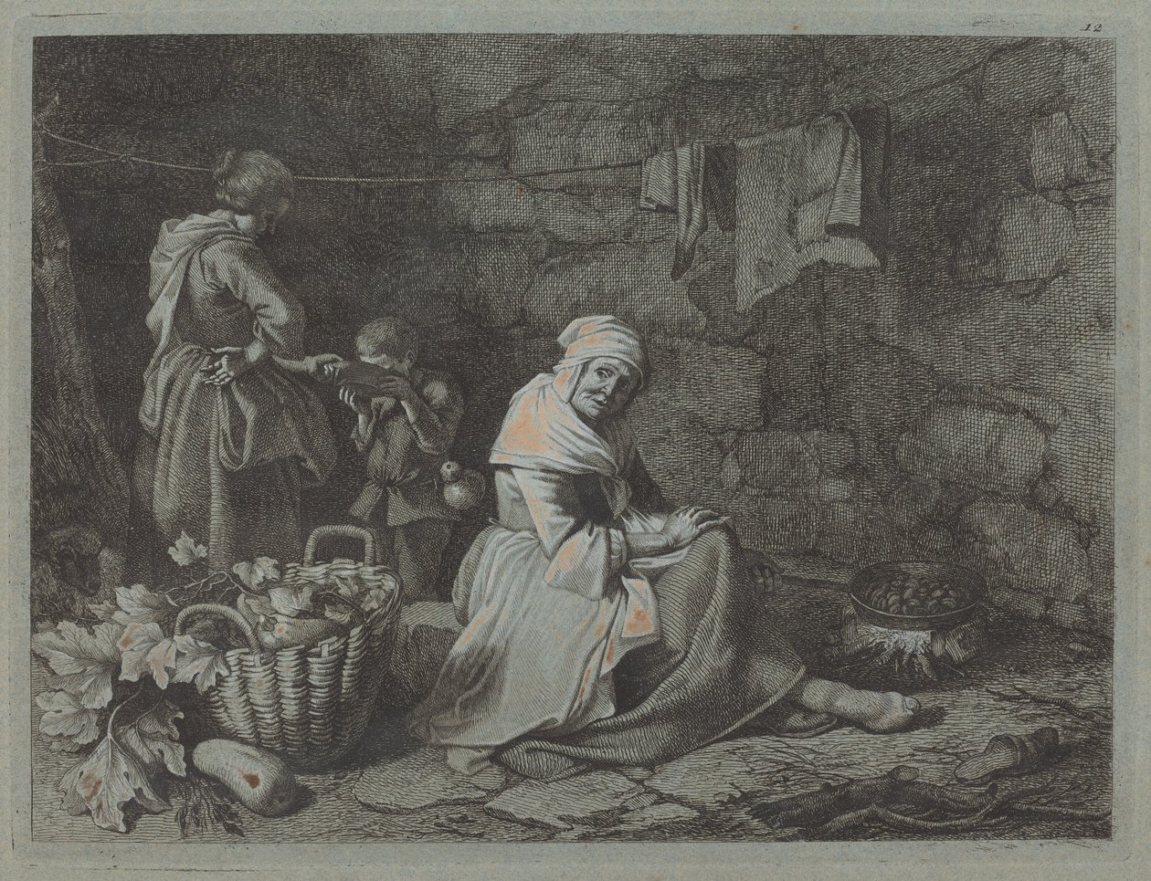 Talon sisustus, 1763. tekijältä Francesco Londonio