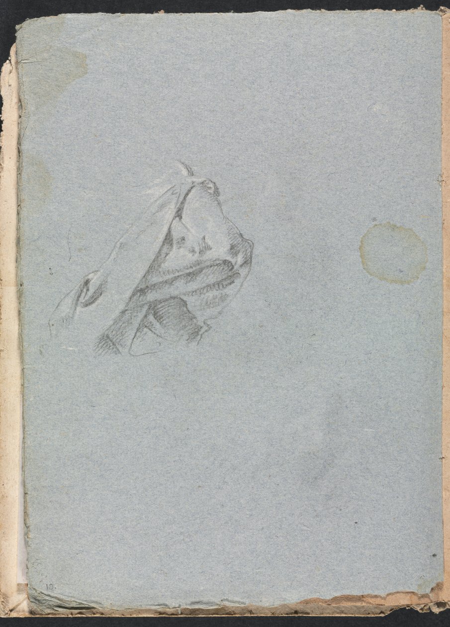 Verona Sketchbook: Drapery study (sivu 10) tekijältä Francesco Lorenzi