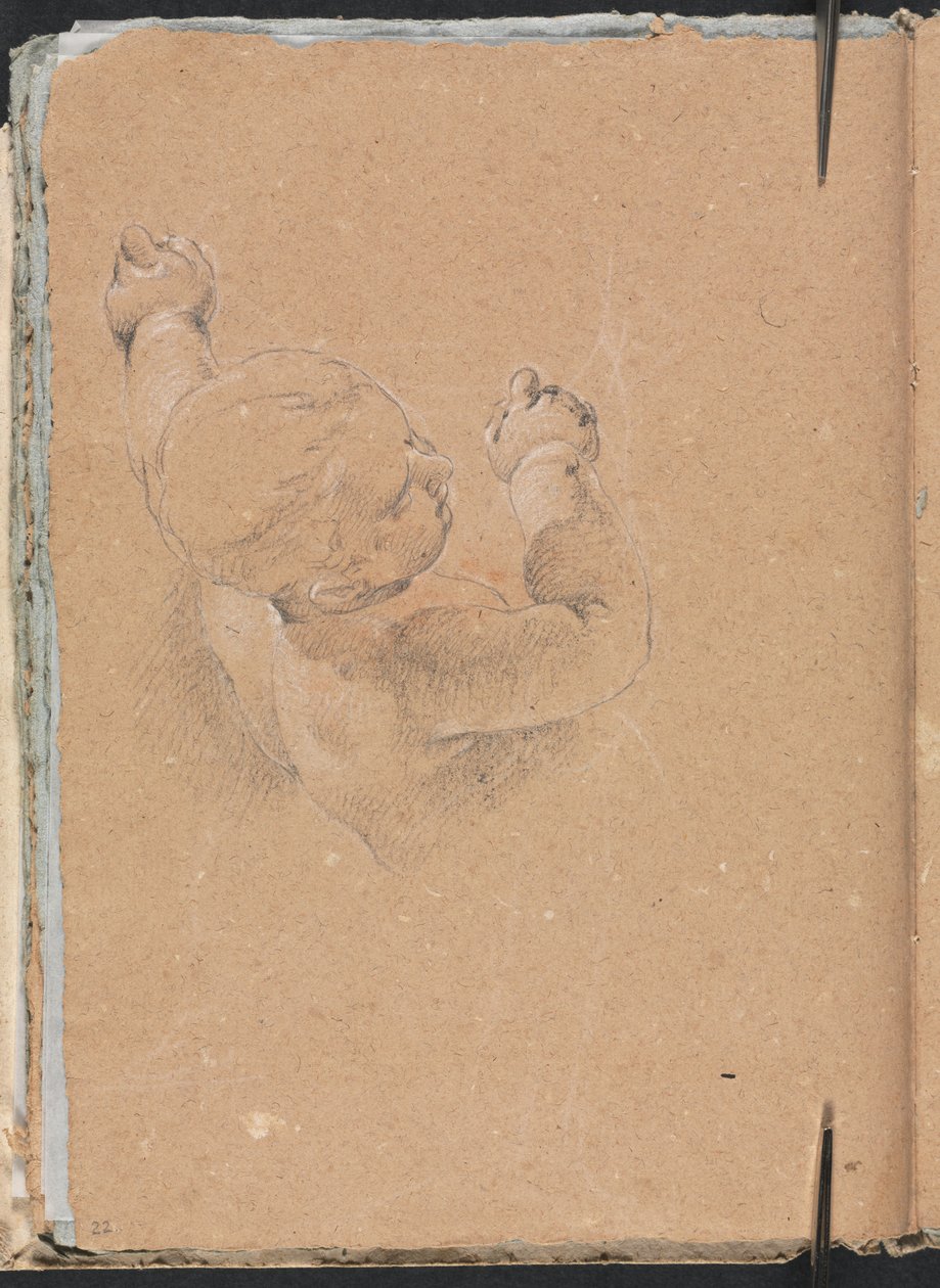 Verona Sketchbook: Putto sivu 22, 1760. tekijältä Francesco Lorenzi