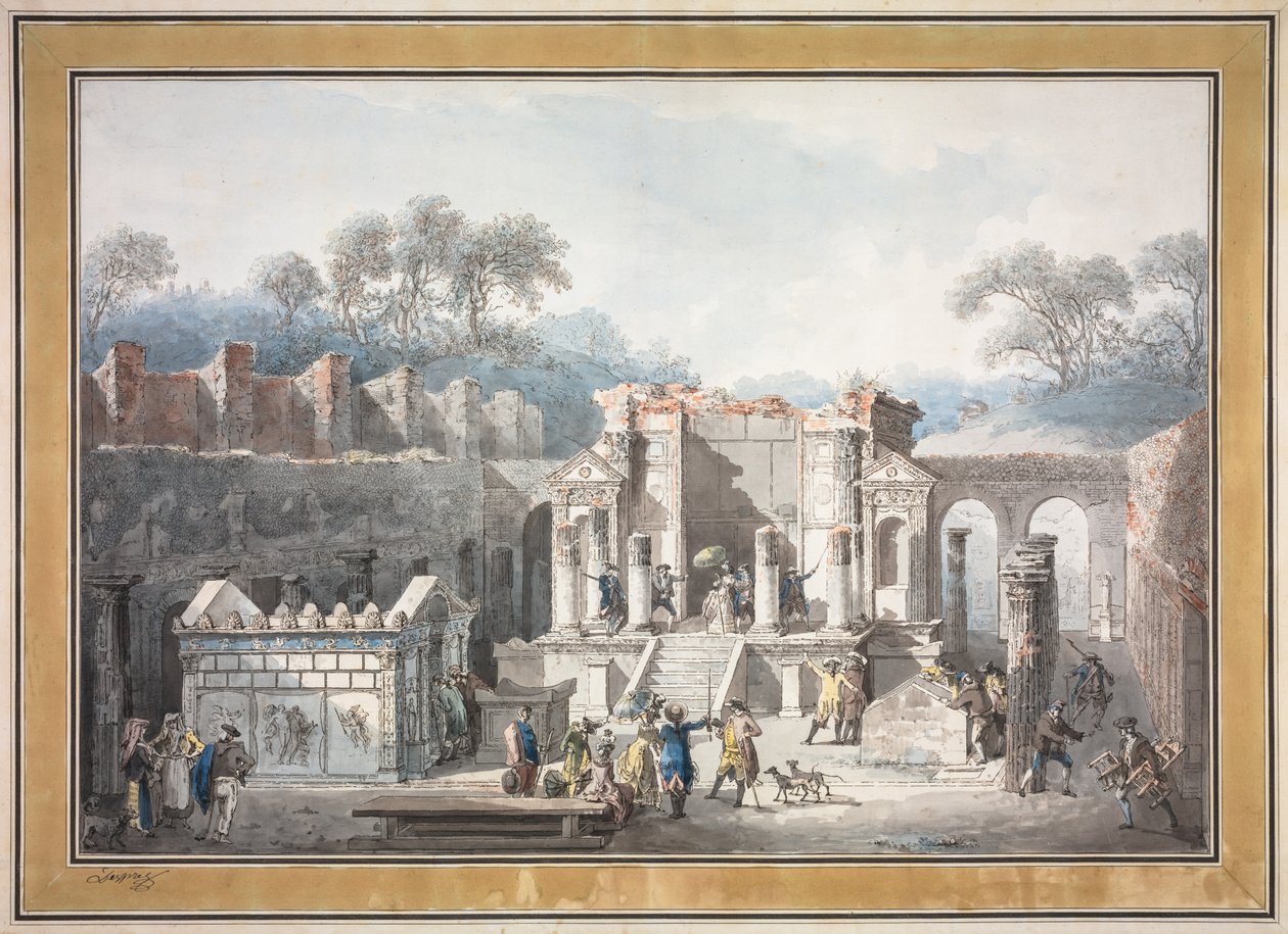 Isisin temppeli Pompejissa, 1788. tekijältä Francesco Piranesi