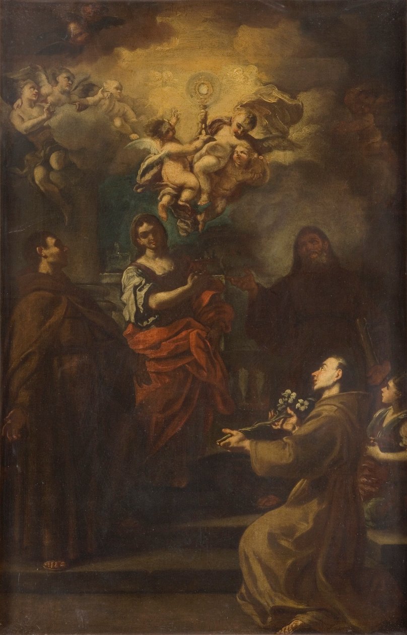 "Eukaristian palvonta", 1677-1747 tekijältä Francesco Solimena
