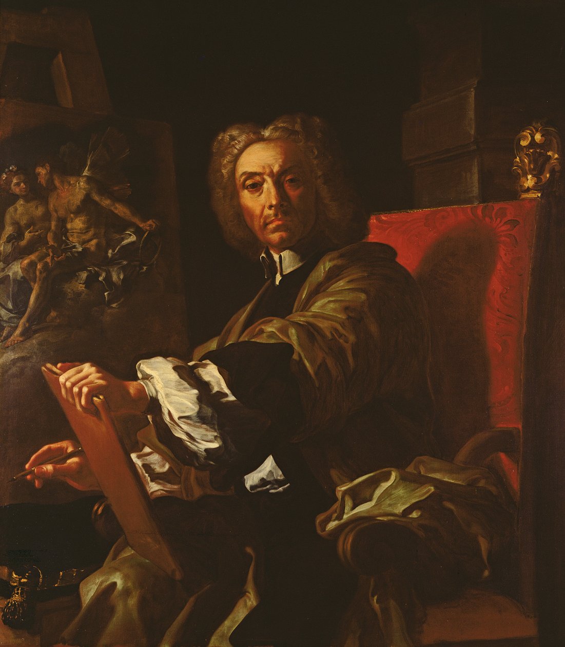 Omakuva, 1730-31 tekijältä Francesco Solimena