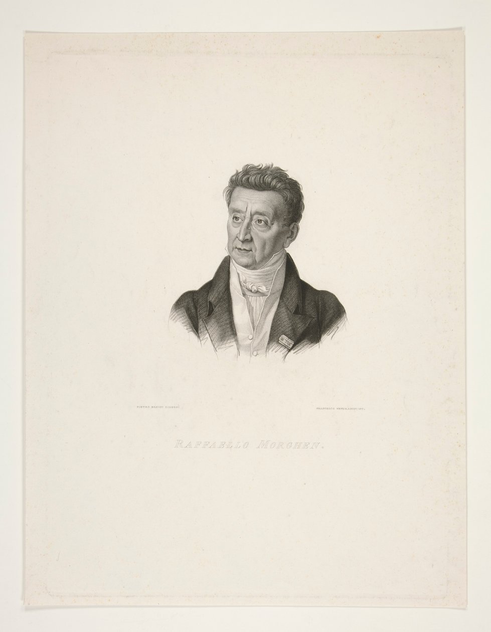 Raphael Morghenin muotokuva tekijältä Francesco Vendramini