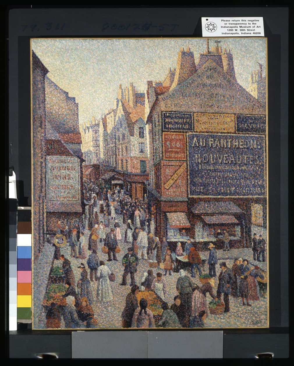 Rue Mouffetard (öljy kankaalle) tekijältä Francesco Vinea