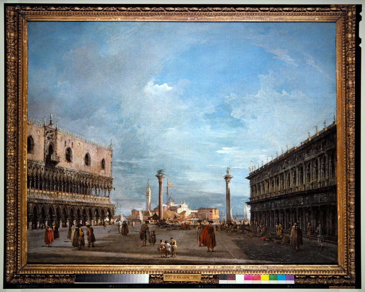 Piazzetta S. Marco tekijältä Francesco and/or Gian Antonio (1699 1761) Guardi