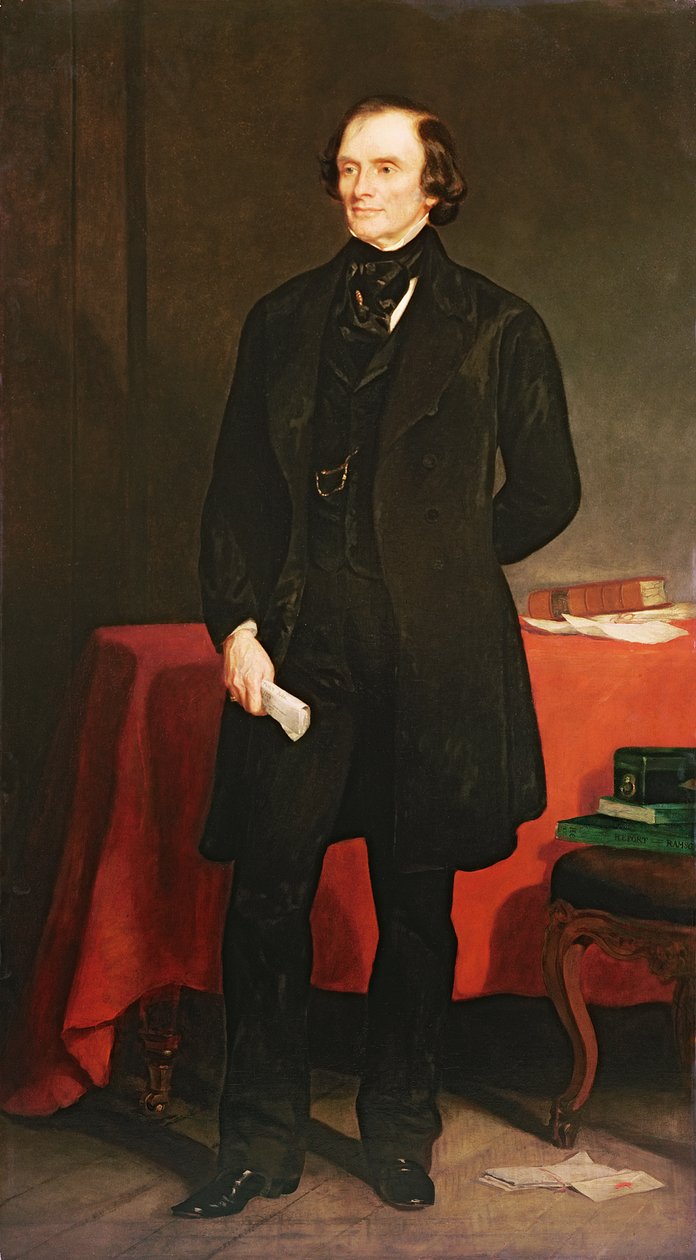 John Russellin (1792-1878) muotokuva 1. Earl Russell, 1853 tekijältä Francis Grant