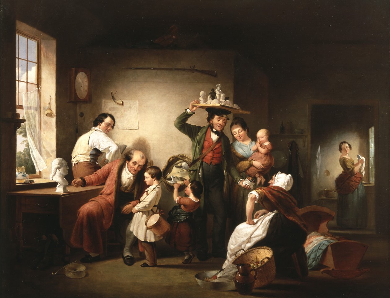 The Image Pedlar, n. 1844 tekijältä Francis William Edmonds