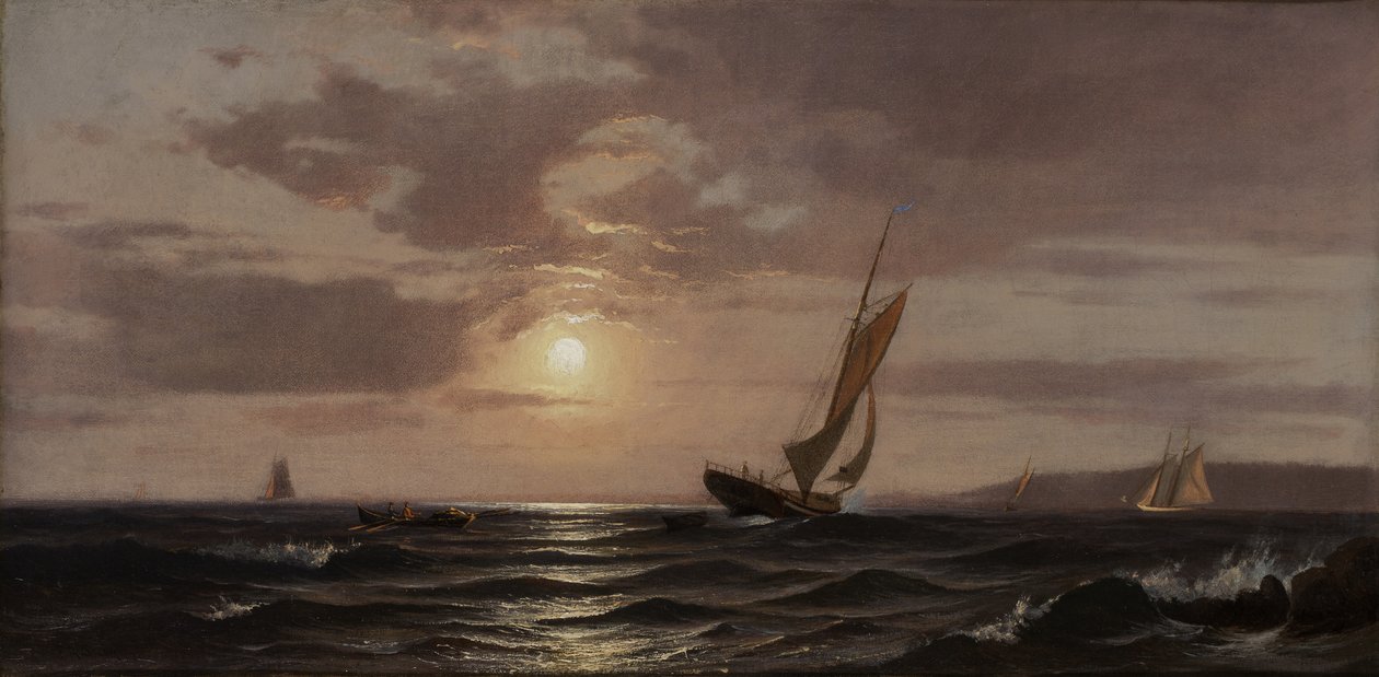 Iltapäivän aurinko, n. 1880 tekijältä Francis Augustus Silva