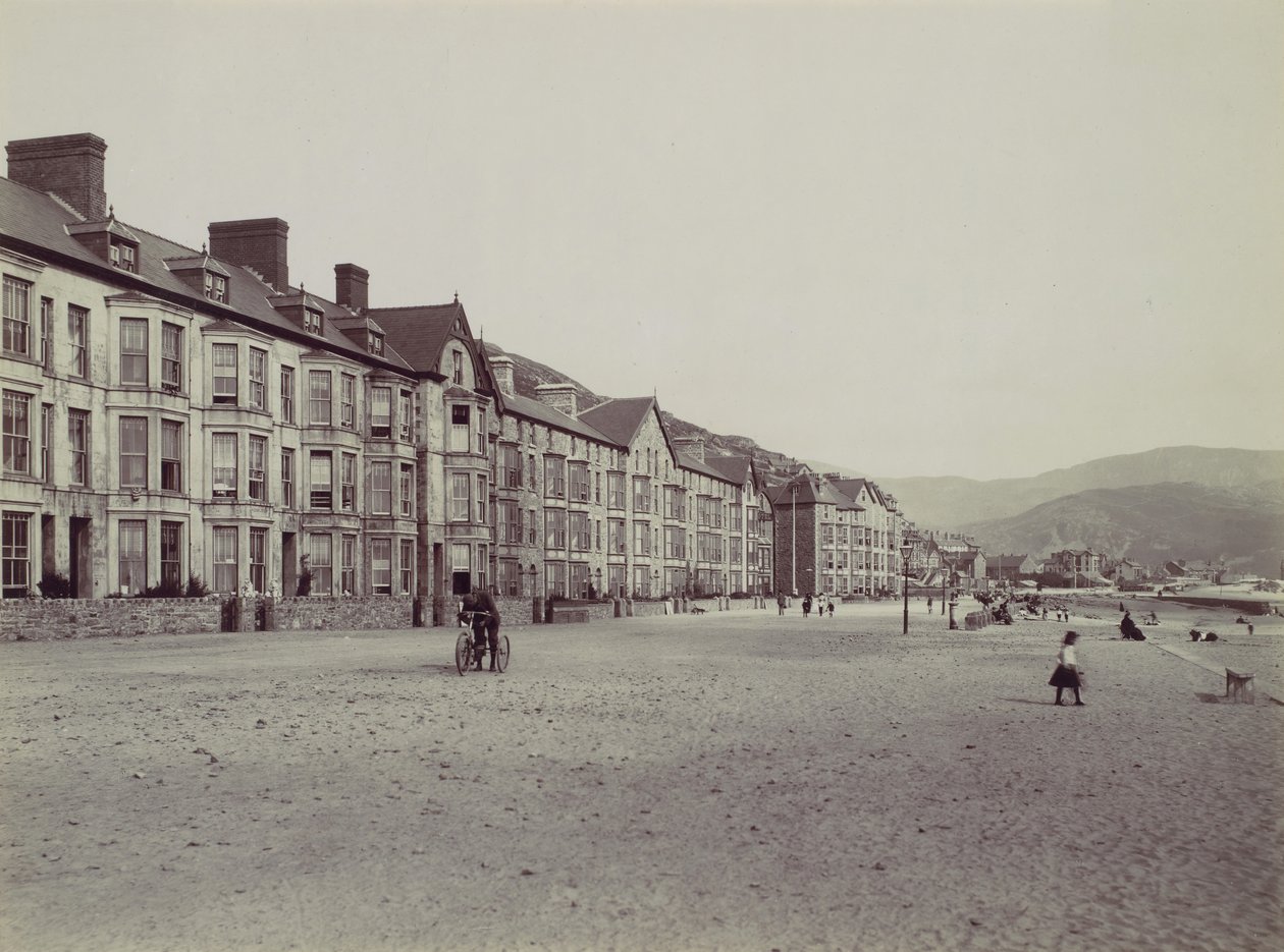 Barmouth. Meriterassi ja Esplanadi, 1870-luku. tekijältä Francis Bedford