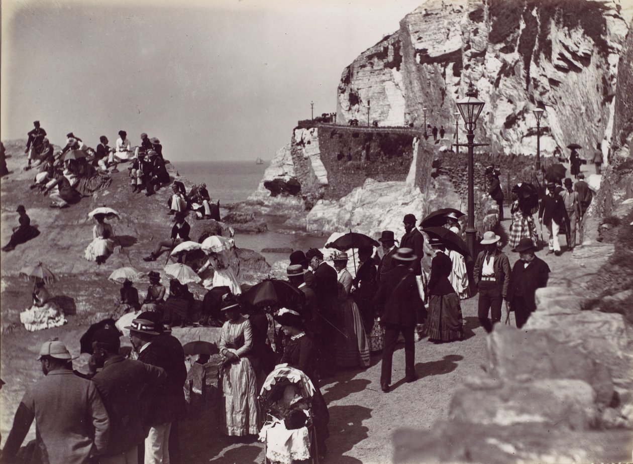 Ilfracombe, Capstone Parade, 1870-luku. tekijältä Francis Bedford